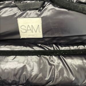 SAM. Shiny Black Puffer Jacket